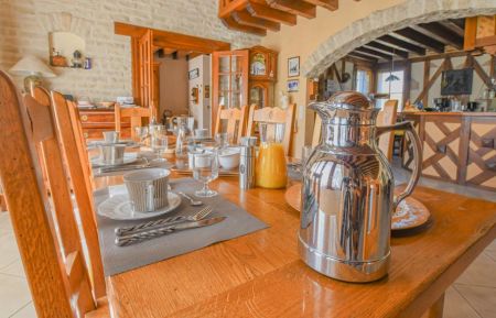 Chambre d'h&ocirc;tes n&deg;10G918 Viviers-sur-Artaut - Aube - Petits d&eacute;jeuners copieux et "fait maison"