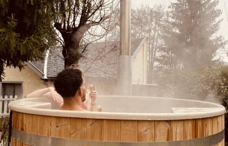 G&icirc;te n&deg;10G424 Br&eacute;viandes - Aube - Bain nordique en D&eacute;cembre